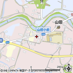 兵庫県神戸市北区山田町中長尾サ周辺の地図