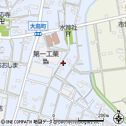 静岡県浜松市中央区大島町72周辺の地図