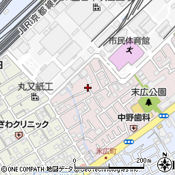 大阪府吹田市末広町11-10周辺の地図