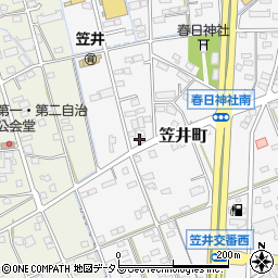 静岡県浜松市中央区笠井町1301周辺の地図