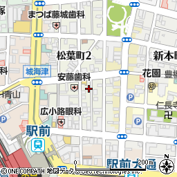 愛知県豊橋市松葉町1丁目54周辺の地図