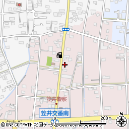 静岡県浜松市中央区恒武町496周辺の地図