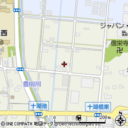 静岡県浜松市中央区豊西町1004周辺の地図