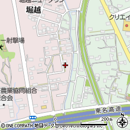 静岡県袋井市堀越1431周辺の地図
