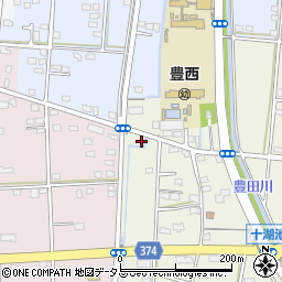 静岡県浜松市中央区豊西町1801周辺の地図