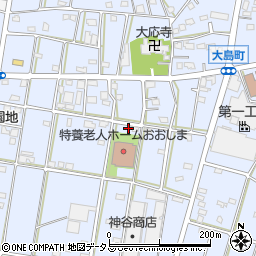 静岡県浜松市中央区大島町895周辺の地図
