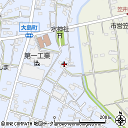 静岡県浜松市中央区大島町67周辺の地図