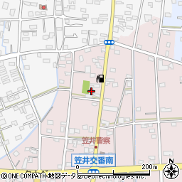 静岡県浜松市中央区恒武町448周辺の地図