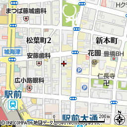 愛知県豊橋市松葉町1丁目101周辺の地図
