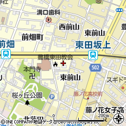 愛知県豊橋市前畑町107周辺の地図