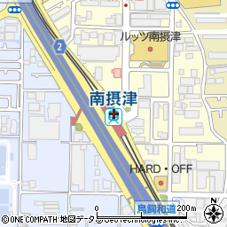 摂津職域防犯協会周辺の地図