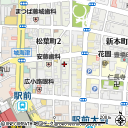愛知県豊橋市松葉町1丁目68周辺の地図