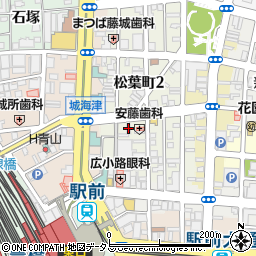 愛知県豊橋市松葉町1丁目27周辺の地図