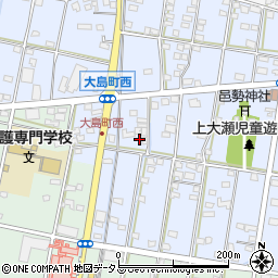 静岡県浜松市中央区大島町1436周辺の地図