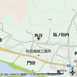 京都府木津川市加茂町銭司角谷周辺の地図