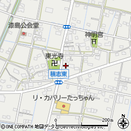 静岡県浜松市中央区積志町1046周辺の地図