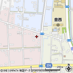 静岡県浜松市中央区恒武町715周辺の地図