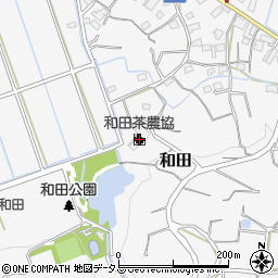 和田茶農協周辺の地図