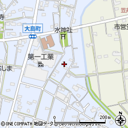 静岡県浜松市中央区大島町68周辺の地図