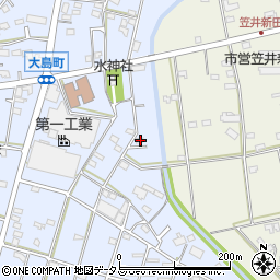 静岡県浜松市中央区大島町64周辺の地図