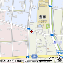 静岡県浜松市中央区豊西町1800周辺の地図