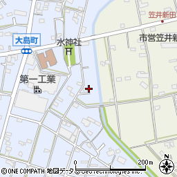 静岡県浜松市中央区大島町63周辺の地図