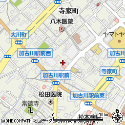 兵庫県加古川市加古川町周辺の地図