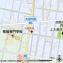 静岡県浜松市中央区大島町1428周辺の地図