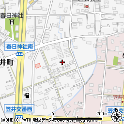 静岡県浜松市中央区笠井町1447周辺の地図