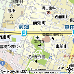 愛知県豊橋市前畑町124周辺の地図