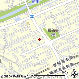 静岡県掛川市長谷2丁目17周辺の地図