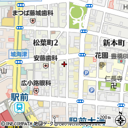 愛知県豊橋市松葉町1丁目74周辺の地図