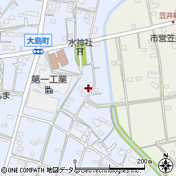 静岡県浜松市中央区大島町66周辺の地図