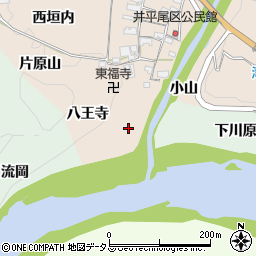 京都府木津川市加茂町井平尾岸ノ下周辺の地図