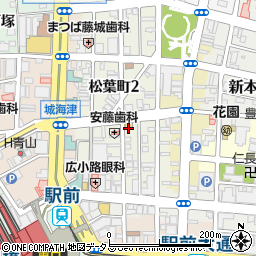 愛知県豊橋市松葉町1丁目53周辺の地図