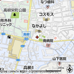 ローソン長栄寺店周辺の地図