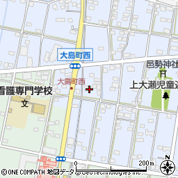 静岡県浜松市中央区大島町1435周辺の地図