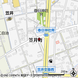 静岡県浜松市中央区笠井町1516周辺の地図