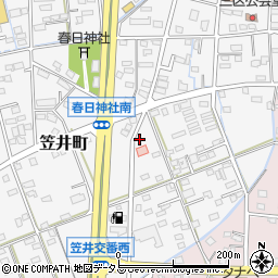 静岡県浜松市中央区笠井町1459周辺の地図
