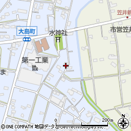静岡県浜松市中央区大島町65周辺の地図
