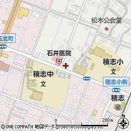 静岡県浜松市中央区積志町1650周辺の地図