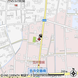 静岡県浜松市中央区恒武町446周辺の地図