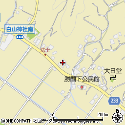静岡県牧之原市勝間706-1周辺の地図