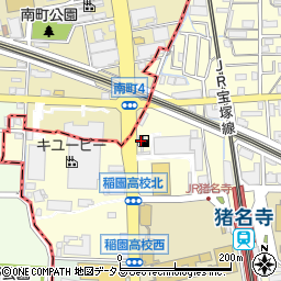 ＥＮＥＯＳセルフ園田エコ・ステーション周辺の地図
