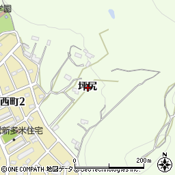 愛知県豊橋市多米町坪尻周辺の地図