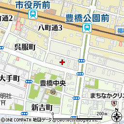 まきやす豊橋本店周辺の地図