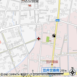 静岡県浜松市中央区恒武町395周辺の地図