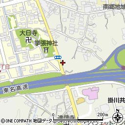静岡県掛川市上張593周辺の地図