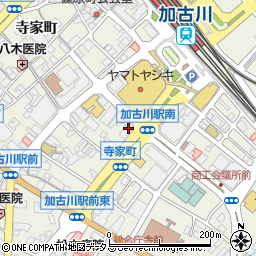 兵庫県加古川市加古川町篠原町500周辺の地図