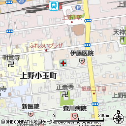 伊賀上野シティホテル周辺の地図